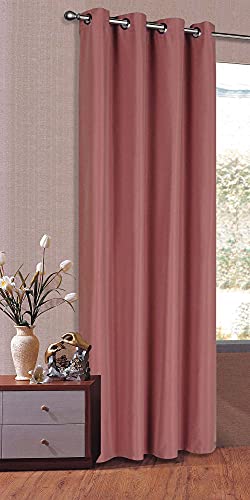 Gardinenbox 20405 Opaque Curtain with Eyelets Made of Microsatin Fabric 175 x 140 cm Black