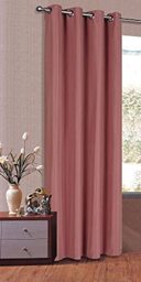 Gardinenbox 20405 Opaque Curtain with Eyelets Made of Microsatin Fabric 175 x 140 cm Black