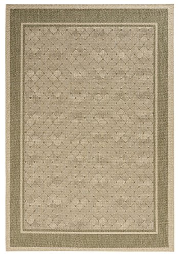 Hanse Home Classy Living Room Rug, Flat Weave, Robust Modern Design, Bedroom Rug for Dining Room, Living Room, Children's Room, Hallway, Bedroom, Kitchen - Green, 160 x 230 cm
