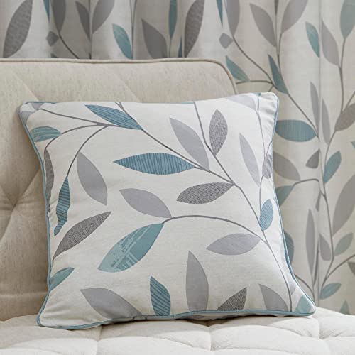 Fusion - Beechwood - 100% Cotton Filled Cushion - 43 x 43cm in Duck Egg