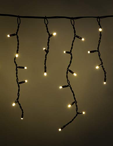 Lyyt - Extendable Icicle Style Fairy Lights - Warm White