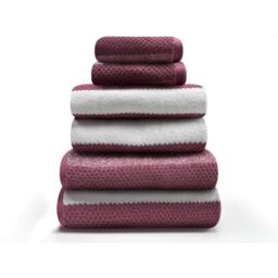 GC GAVENO CAVAILIA Large Bath Sheet Towels 2 Pack - 100% Egyptian Cotton Bathroom Towel Set - Highly Water Absorbent & Quick Dry Extra Large Bath Towel - Easycare & Durable - Dark Pink