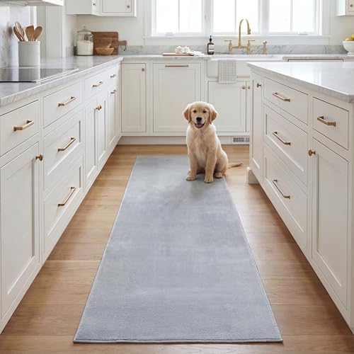 Safavieh Boho Rug Living Room, Dining Room, Bedroom - Machine Washable and Non Slip - Loft Collection, Short Pile, in Grey, 155 X 228 cm