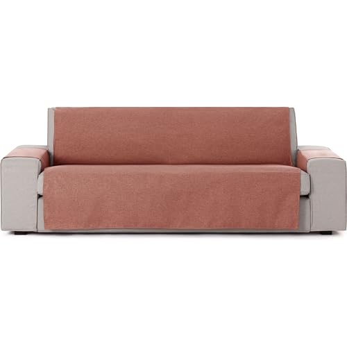 ECOMMERC3 Universal and Versatile 4 Seater Sofa Cover ??? Easy to Install Tile Colour Chair Cover for Back, Seat and Arms