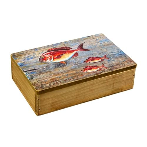 Nauticalia Red Snapper Box, 20x15cm