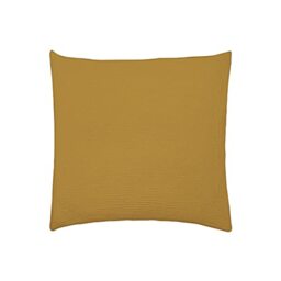 Essix Washed Cotton Double Gauze Pillowcase, Tendresse, Camel, 65 x 65 cm,