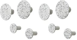 blomus Hook - Wall Hook, Coat Hook - Terrazzo Grey/Grey - Height 4.5 cm, one Size (Pack of 2)
