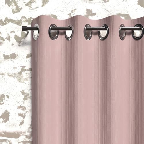 Soleil d'ocre, Boheme Insulated Curtain with Eyelets 135 x 180 cm Old Pink