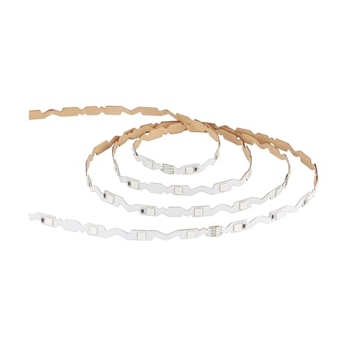 Eglo LED Strip Flexible Strip, LED Strip with Remote Control, RGB Colour Changing, Dimmable, LED Strip Self-Adhesive and Can Be Shortened, Plastic Light Strip in White, L 2