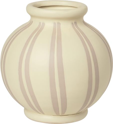 broste Copenhagen vase, Ceramic, Aniseed, Yellow, Rainy Da, Klein