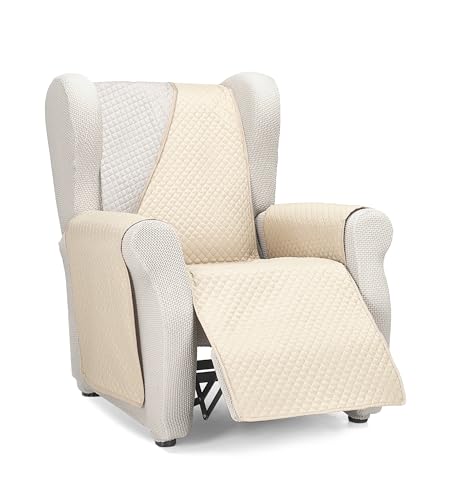 Martina Home Diamant Sofa Cover 1 Seater/Relax ??? Beige/Linen
