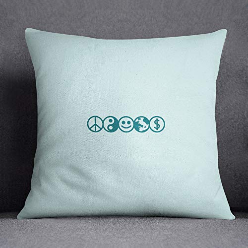 Questo Casa Decorative Cushion Cover, Cushion Cover, Home Decoration, for Sofa, Coffee, Size: 45 x 45 cm – Designed and Made in Türkiye