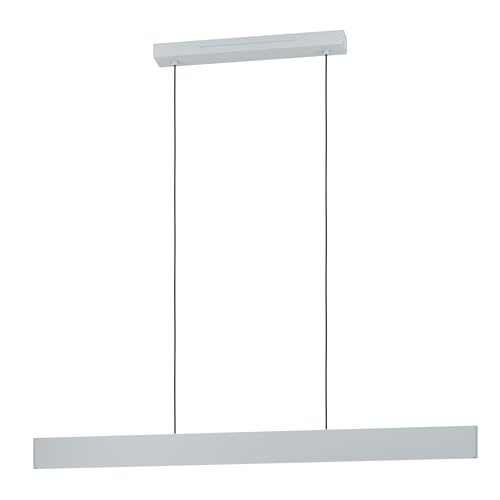 Eglo Connect.Z Smart Home LED Pendant Lighting Andreas-Z, ZigBee Ceiling Light Fitting, app and Voice Control Alexa, tunable White (Warm – Cool White), RGB, dimmable Hanging lamp, White Metal