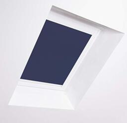 Bloc Blinds Skylight Blind for Velux Roof Windows Blockout, Navy, UK04