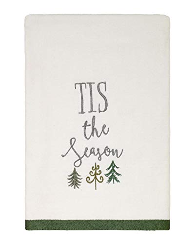 Avanti Linens Christmas Trees Collection, Cotton, Multicolor, Bath Towel