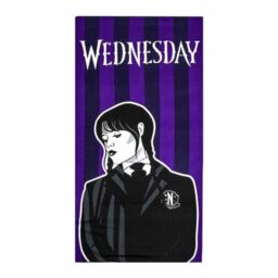 Wednesday Beach Towel Black 70 x 140 cm - Brand EAN: 8445484459715