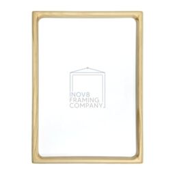 INOV8 Photo Frame Rounded Wood Natural 8x6 - (5x7 App)