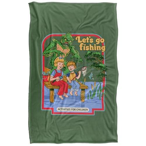 Steven Rhodes Let'S Go Fishing Silky Touch Super Soft Throw Blanket 91 X 147 Cm