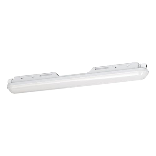 Eglo LED Ceiling lamp Pro LED-E, 1250 Lumens, Basement and Garage Lighting, Tube Light Fixture, Damp-Proof luminaire, 54 cm, Neutral White, IP65
