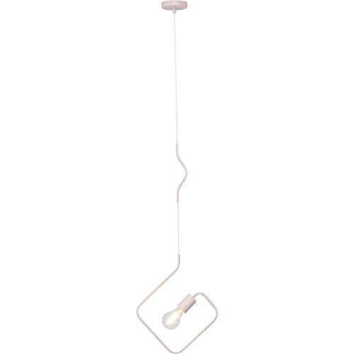 Brilliant Kacy 60 Watt Metal Pendant Light, Pink
