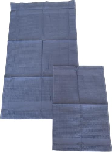 BELLORA Cotton Bidet and Face Towel Set - Wash-resistant Towels Includes 1 Face Towel 55 x 100 cm and 1 Guest Bidet Towel 40 x 60 cm - 2 Piece Towels