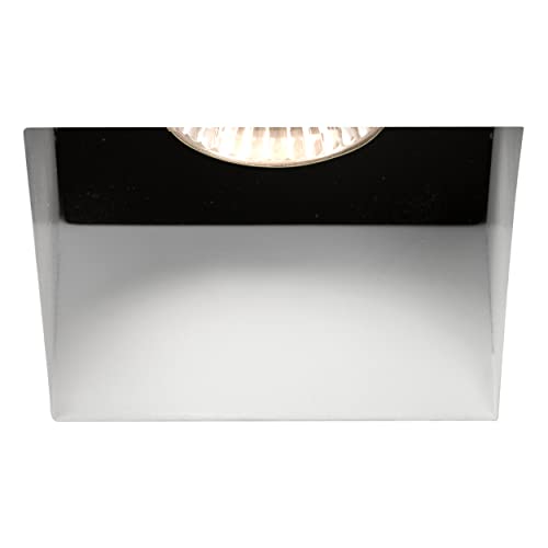 Astro Trimless Square Bathroom Downlight - IP65 Rated - (Matt White), GU10 LED Lamp, Designed in Britain - 1248005-3 Years Guarantee