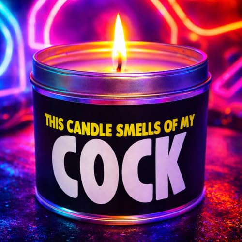 Wanky Candle Funny for Her Or Him Vanilla Scented Tin Novelty Rude Humour Birthday Christmas (Novelty Humorous)