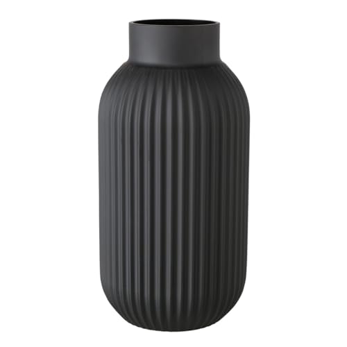 Boltze Nordika Vase Matte Black 30 cm (Pack of 1)