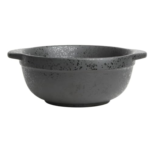 nisbets limited Olympia Fusion Eared Bowl - 640ml 183x150x64mm (Box 4), Black