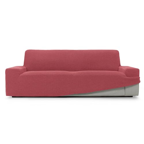 SOFASKINS?? Super Elastic Corner Sofa Cover, Sofa Cover 2 Seater, Breathable, Comfortable and Durable, Sofa Cover, Easy to Install, Dimensions (140-180 cm), Colour Clear Fuxie