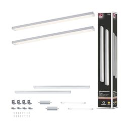Paulmann 98612 LED Under-Cabinet luminaire Inline 2x4W 350x26mm 2x350lm 24V Chrome matt 3000K dimmable