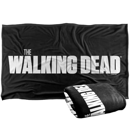 popfunk The Walking Dead One Color Logo Silky Touch Super Soft Throw Blanket 91 x 147 Cm