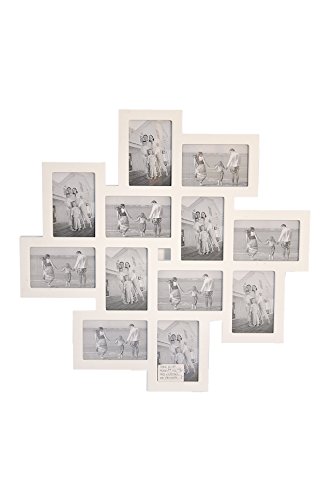 My Flair Picture Frame, Mdf, Paulownia, White, 2 x 62 x 62 cm