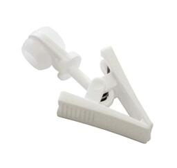 Gardinia Rollers With Clip For GE And P2U Curtain Rod Models, Pack of 20, Plastic, White