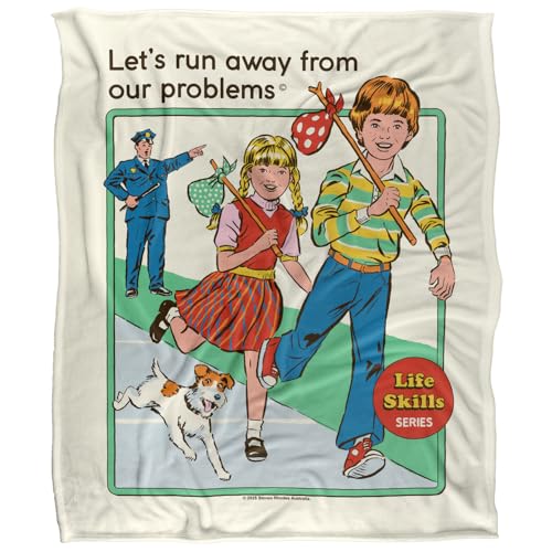 Steven Rhodes Let'S Run Away Silky Touch Super Soft Throw Blanket 152 X 127 Cm
