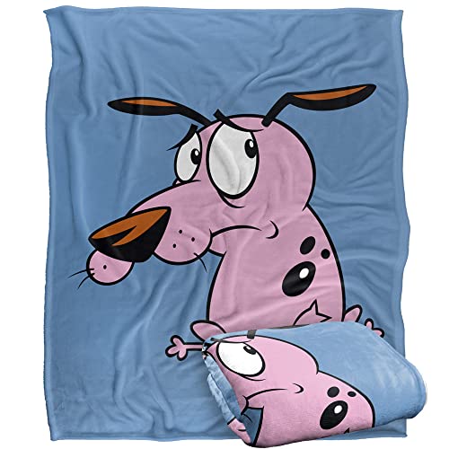 Courage The Cowardly Dog Season 4 Cover Silky Touch Super Soft Throw Blanket 152 X 127 Cm