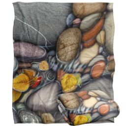 Jq Licensing Autumn Stones Silky Touch Super Soft Throw Blanket 152 X 127 Cm