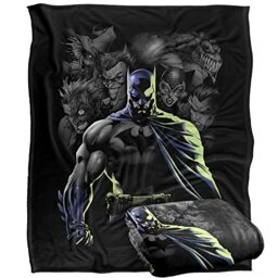 BATMAN Villains Unleashed Officially Licensed Silky Touch Super Soft Throw Blanket 152 x 127 cm