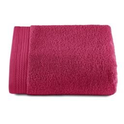 RIZO Top Towel – Set of 1 Shower Towel – Large Shower Towel – Bath Towels – 100% Combed Cotton – 600 g/m2 – Size 100 x 150 cm – Fuchsia