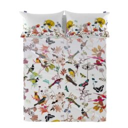 HappyFriday Birds of Paradise Top Sheet Multicoloured 180 x 270 cm