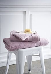TODAY Bath Towel, Cotton, Pink, 70 x 130 cm