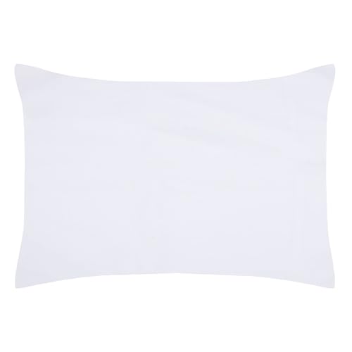 STOF - Pillowcase Bag - Size 50 x 70 cm - Cotton Percale Quality - 100% Oeko-Tex Certified Cotton - Colour White - Elysee Model - Bed Linen for Home