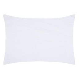 STOF - Pillowcase Bag - Size 50 x 70 cm - Cotton Percale Quality - 100% Oeko-Tex Certified Cotton - Colour White - Elysee Model - Bed Linen for Home
