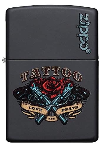 Zippo Lighter, Black Matte, One Box (48093-000002)