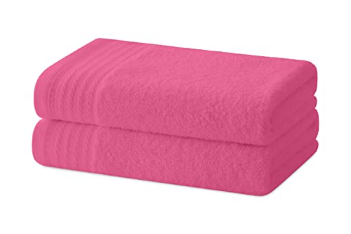 Degrees home - Set of 2 Hand Towels - Bath Towels - 100% Cotton - 480g/m2-100x50cm