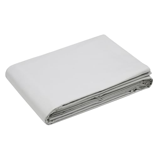 STOF - Flat Sheet - Size 180 x 290 cm - Cotton Percale Quality - 100% Oeko-Tex Certified Cotton - Linen Colour - Elysee Model - Bed Linen for Home - Soft and Comfortable