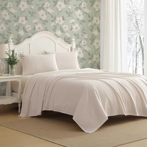 Laura Ashley Home - King Sheets, Cotton Flannel Bedding Set Laura Ashley Home - King Sheets, Cotton Flannel Bedding Set