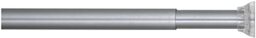 Sealskin Shower Curtain Tension Rod, extensible, Metal, Matt Aluminium, 2 X 2 X 115 cm