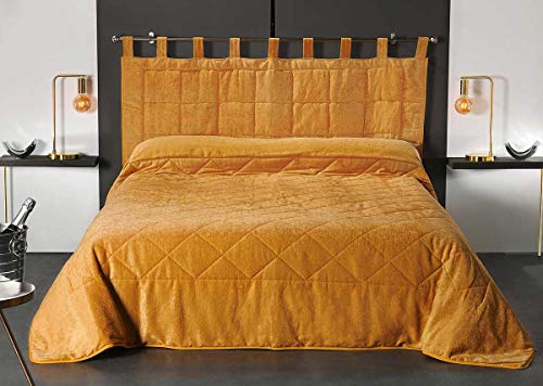 LINDER Bedspread (1 27 Cotton Content 18 Pourcentlin 55% Polyester (2) 67% Polyester, 33% Cotton, Beige, 180 x 240 cm