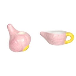 Garlic Ceramic Candle Holder & Garlic Ceramic Jug Bundle